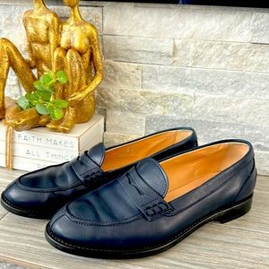 TOD’S Blue Leather Loafers